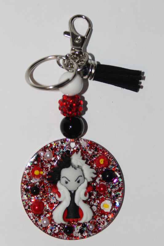 3D Cruello Beaded Keychain