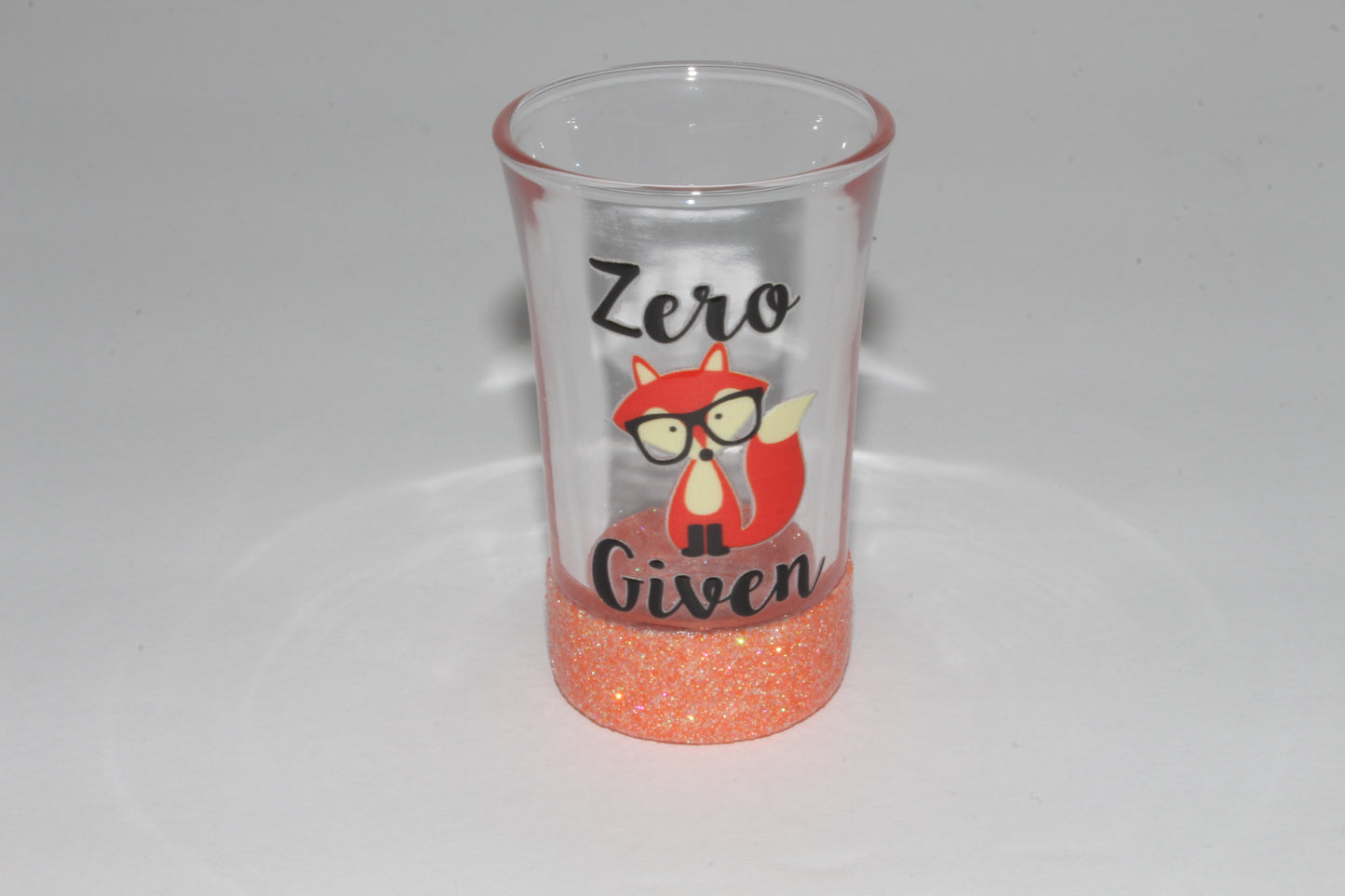 Zero Given! Glitter Shot Glass