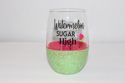 Watermelon Sugar High Wine Glass